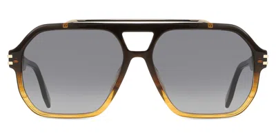 Marc Jacobs Marc 753/s Ex4/9o Men's Sunglasses Brown Size 58