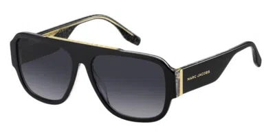Marc Jacobs Marc 756/s 1ei/9o Men's Sunglasses Black Size 58
