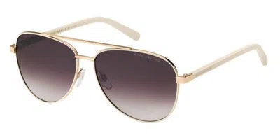 Marc Jacobs Marc 760/s Vvp/ha Women's Sunglasses Gold Size 60 In Gray