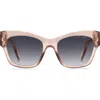 Marc Jacobs Marc 762/s 54mm Gradient Rectangular Sunglasses In Pink
