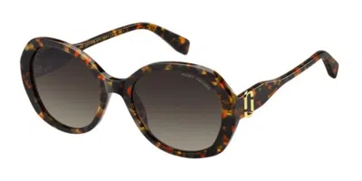 Marc Jacobs Marc 763/s 0uc/ha Women's Sunglasses Tortoiseshell Size 55 In Brown
