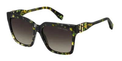 Marc Jacobs Marc 764/s Xgw/ha Women's Sunglasses Tortoiseshell Size 57 In Green