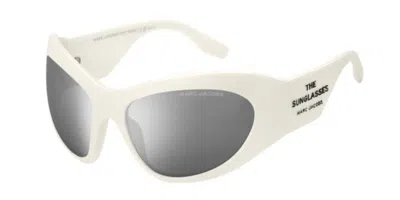 Marc Jacobs Marc 773/s Szj/t4 Women's Sunglasses White Size 62 In Neutral