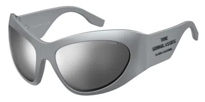Marc Jacobs Marc 773/s Yb7/t4 Occhiali Da Sole Argentati Per Donna In Gray
