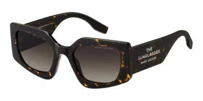 Marc Jacobs Marc 774/s 086/ha Women's Sunglasses Tortoiseshell Size 53 In Black