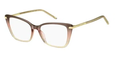 Marc Jacobs Marc 779 0my Women's Glasses Brown Size 53 - Free Lenses - Blue Light Block Available In Shiny Faded Beige Brown