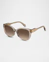 Marc Jacobs Marc 791fs Acetate Cat-eye Sunglasses In Nude