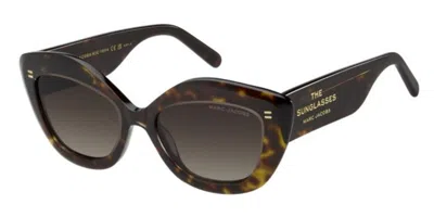 Marc Jacobs Marc 800/s Aio/ha Women's Sunglasses Tortoiseshell Size 52 In Brown