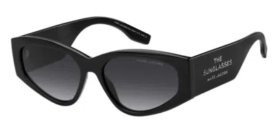 Marc Jacobs Marc 803/s 807/9o Women's Sunglasses Black Size 56
