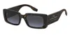 Marc Jacobs Rectangle-frame Sunglasses In Brown