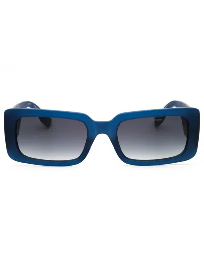 Marc Jacobs Marc 804/s Sunglasses In Matte Blue/grey Gradient