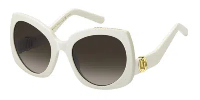 Marc Jacobs Marc 808/s Szj/ha Women's Sunglasses White Size 57