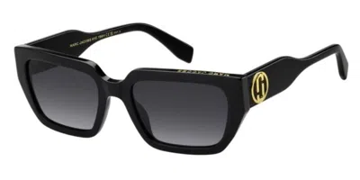 Marc Jacobs Marc 809/s 807/9o Women's Sunglasses Black Size 54