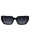 Marc Jacobs Square-frame Sunglasses In Black