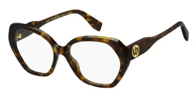 Marc Jacobs Marc 812 Women's Glasses, Tortoiseshell, Size 54 In Brown