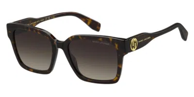 Marc Jacobs Marc 814/s 086/ha Women's Sunglasses Tortoiseshell Size 53 In Brown