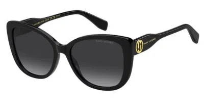 Marc Jacobs Marc 815/s 807/9o Women's Sunglasses Black Size 55