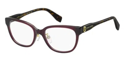 Marc Jacobs Marc 818/f Asian Fit Ydc Women's Glasses Burgundy Size 52 - Free Lenses - Blue Light Block Available In Brown