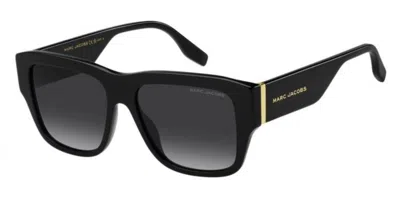 Marc Jacobs Marc 842/s 2m2/9o Men's Sunglasses Black Size 55 In Pattern