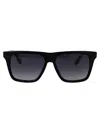 Marc Jacobs Black Acetate Sunglasses In Black