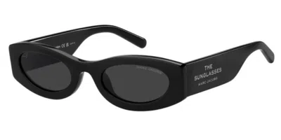 Marc Jacobs Marc 858/g/s Asian Fit 807/ir Women's Sunglasses Black Size 51