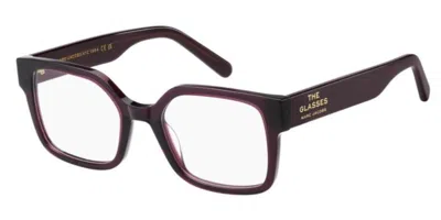 Marc Jacobs Marc 861 Lhf Women's Glasses Burgundy Size 51 - Free Lenses - Blue Light Block Available In Brown