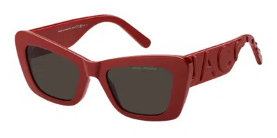 Marc Jacobs Marc 864/s C9a/ir Occhiali Da Sole Rossi Per Donna In Red