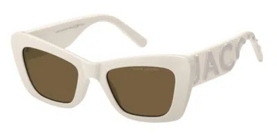 Marc Jacobs Marc 864/s Szj/70 Occhiali Da Sole Bianchi Per Donna In White