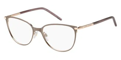 Marc Jacobs Marc 869/g Asian Fit Py3 Women's Glasses Pink Size 55 - Free Lenses - Blue Light Block Available In Brownish Pink On Gold
