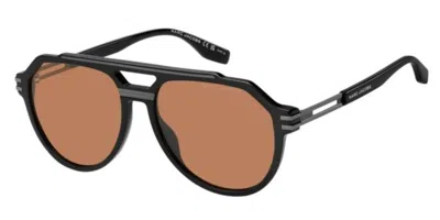 Marc Jacobs Marc 876/s 8lz/w7 Occhiali Da Sole Neri Per Uomo