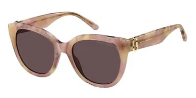 Marc Jacobs Marc 885/s Map/4s Women's Sunglasses  Size 54 In Gold