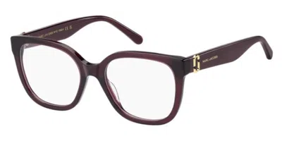 Marc Jacobs Marc 893 Lhf Women's Glasses  Size 53 - Free Lenses - Blue Light Block Available In Burgundy