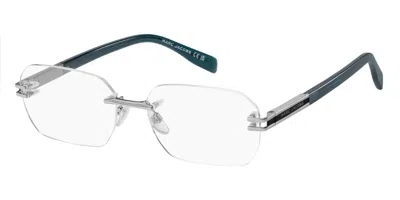 Marc Jacobs Marc 909 V84 Men's Glasses Silver Size 58 - Free Lenses - Blue Light Block Available