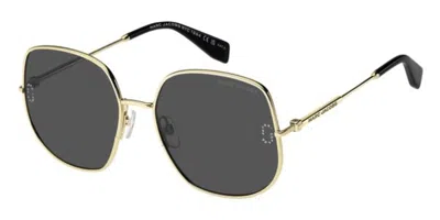 Marc Jacobs Marc 916/n/s J5g/ir Women's Sunglasses  Size 59 In Gold