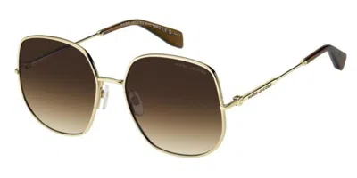 Marc Jacobs Marc 916/s 01q/n4 Women's Sunglasses  Size 59 In Gold