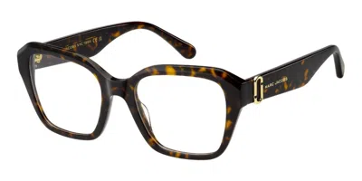 Marc Jacobs Marc 923 Women's Glasses, Tortoiseshell, Size 52 In Dark Tortoise