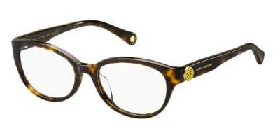 Marc Jacobs Marc 93/f Asian Fit 086 Women's Glasses Tortoiseshell Size 52 - Free Lenses - Blue Light Block Avail