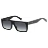 Marc Jacobs Icon Rectangle-frame Sunglasses In Black