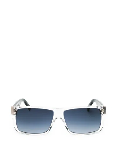 Marc Jacobs Marc Icon Rectangle-frame Sunglasses In Blue