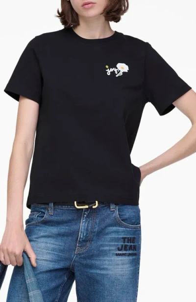 Marc Jacobs Marc Is Joy Daisy Graphic Baby T-shirt In Blue