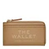Marc Jacobs Wallet Leather Textured Unique Finish In Brown