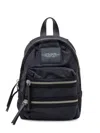 Marc Jacobs The Biker Black Nylon Medium Backpack In Black
