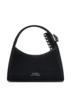Marc Jacobs Glam Claw Clip Leather Crossbody Bag In Black