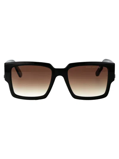 Marc Jacobs Black Whte Polyamide Inj-gril. Sunglasses
