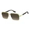 Marc Jacobs Eyewear Rectangle Frame Sunglasses In Green