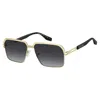 Marc Jacobs Eyewear Rectangle Frame Sunglasses In Gold