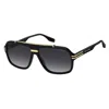 Marc Jacobs Squared Sunglasses Marc 840/s 2 M2 In Black