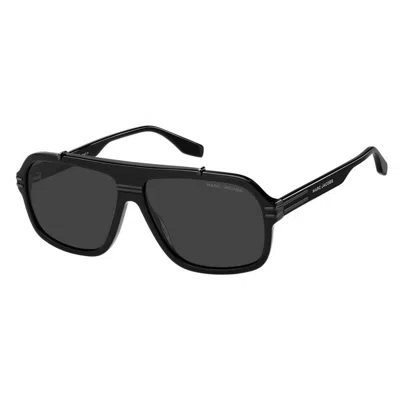 Marc Jacobs Eyewear Pilot Frame Sunglasses In Black