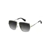 Marc Jacobs 60mm Gradient Square Sunglasses In Metallic
