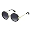 Marc Jacobs Eyewear Round Frame Sunglasses In Black